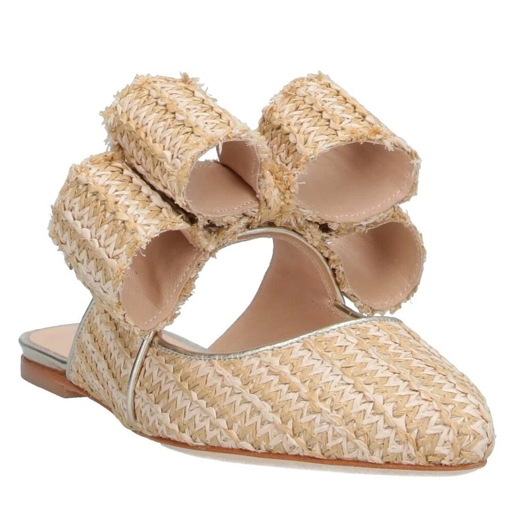 raffia mules